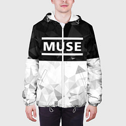 Куртка с капюшоном мужская Muse, цвет: 3D-белый — фото 2