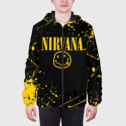 Куртка с капюшоном мужская NIRVANA, цвет: 3D-черный — фото 2