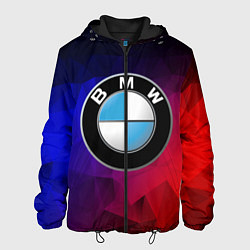 Куртка с капюшоном мужская BMW NEON, цвет: 3D-черный