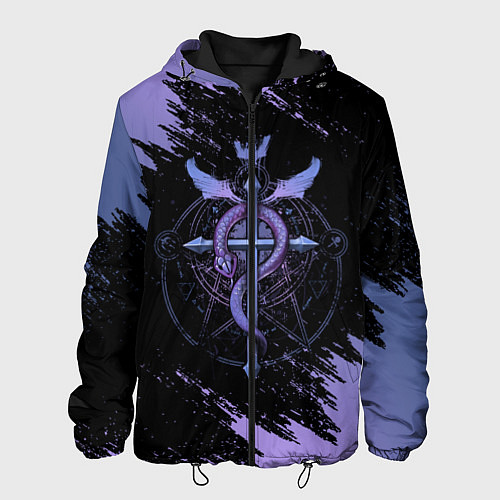 Мужская куртка Стальной алхимик / 3D-Черный – фото 1