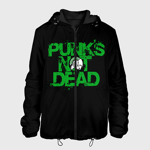 Мужская куртка Punks Not Dead / 3D-Черный – фото 1