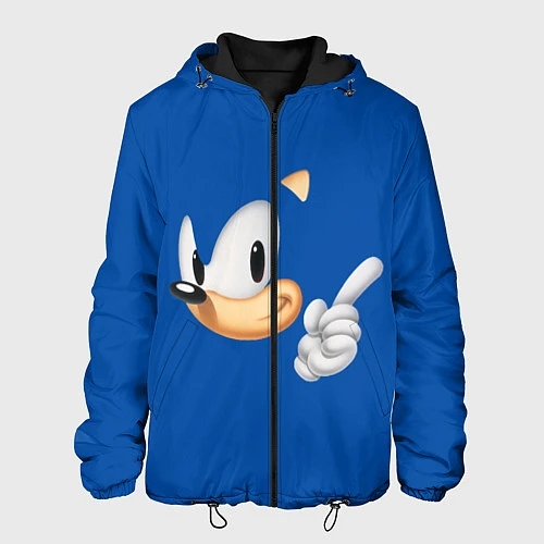 Мужская куртка Sonic / 3D-Черный – фото 1