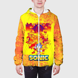 Куртка с капюшоном мужская Sonik, цвет: 3D-белый — фото 2