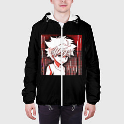 Куртка с капюшоном мужская Hunter x Hunter Киллуа Killua, цвет: 3D-белый — фото 2
