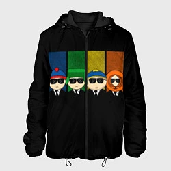 Куртка с капюшоном мужская South Park, цвет: 3D-черный
