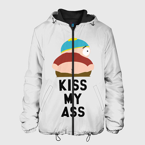 Мужская куртка Kiss My Ass / 3D-Черный – фото 1