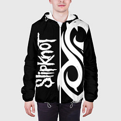 Куртка с капюшоном мужская Slipknot 6, цвет: 3D-белый — фото 2
