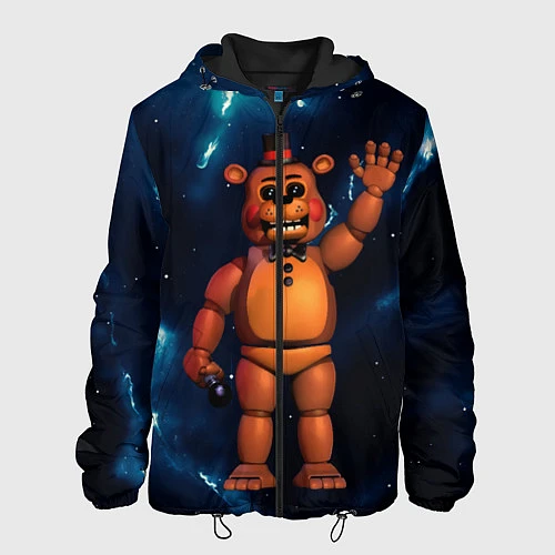 Мужская куртка Five Nights At Freddys / 3D-Черный – фото 1