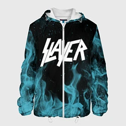 Куртка с капюшоном мужская Slayer, цвет: 3D-белый