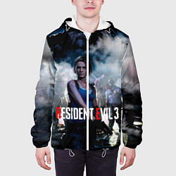 Куртка с капюшоном мужская RESIDENT EVIL 3, цвет: 3D-белый — фото 2