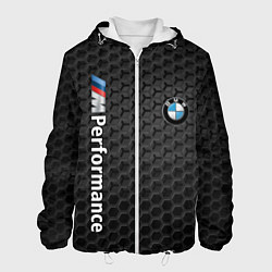 Куртка с капюшоном мужская BMW PERFORMANCE, цвет: 3D-белый