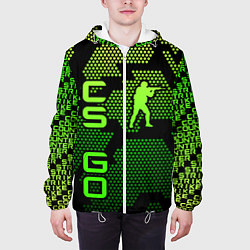 Куртка с капюшоном мужская CS GO Oko, цвет: 3D-белый — фото 2