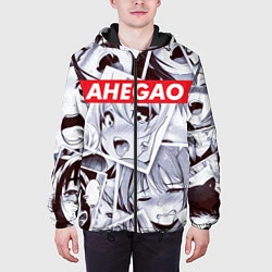 Куртка с капюшоном мужская АХЕГАО, цвет: 3D-черный — фото 2