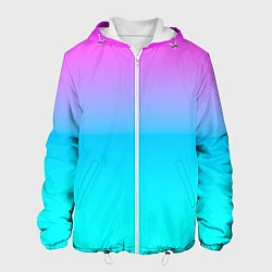 Куртка с капюшоном мужская Лето, цвет: 3D-белый