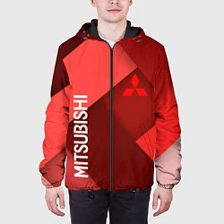 Куртка с капюшоном мужская MITSUBISHI, цвет: 3D-черный — фото 2