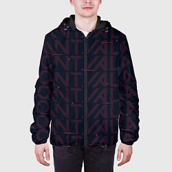 Куртка с капюшоном мужская Valorant art, цвет: 3D-черный — фото 2