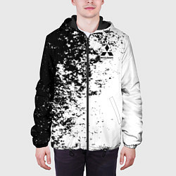 Куртка с капюшоном мужская Mitsubishi, цвет: 3D-черный — фото 2