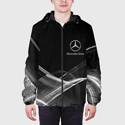 Куртка с капюшоном мужская MERCEDES, цвет: 3D-черный — фото 2