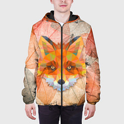 Куртка с капюшоном мужская Fox, цвет: 3D-черный — фото 2