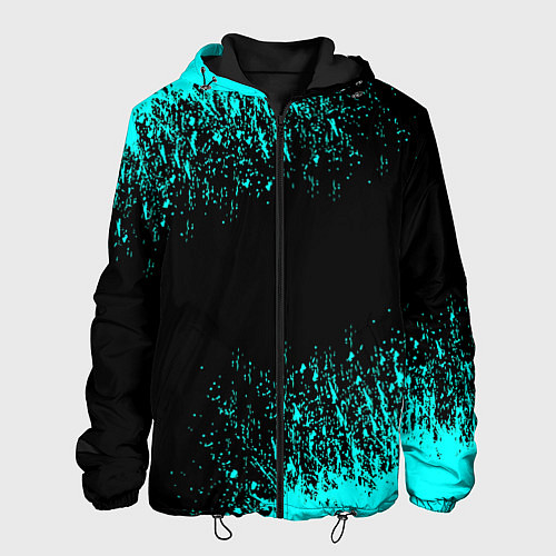 Мужская куртка Краска / 3D-Черный – фото 1