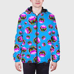 Куртка с капюшоном мужская 6IX9INE GOOBA, цвет: 3D-черный — фото 2