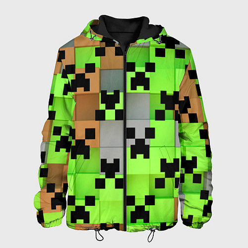 Мужская куртка Minecraft / 3D-Черный – фото 1