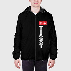 Куртка с капюшоном мужская Tissot, цвет: 3D-черный — фото 2