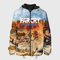 Куртка с капюшоном мужская FARCRY:PRIMAL, цвет: 3D-черный