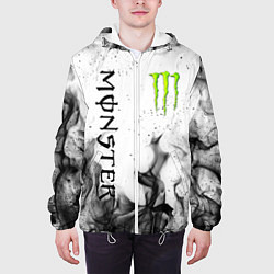 Куртка с капюшоном мужская MONSTER ENERGY, цвет: 3D-белый — фото 2