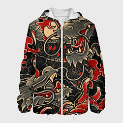 Мужская куртка Dsquared tatoo DRAGON