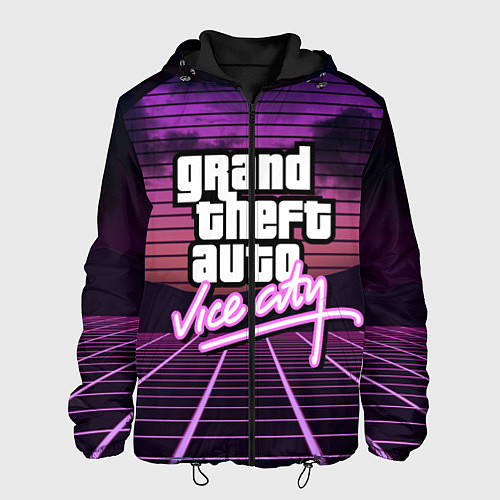 Мужская куртка GTA VICE CITY / 3D-Черный – фото 1