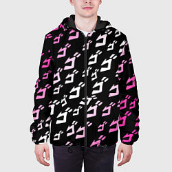 Куртка с капюшоном мужская JOJOS BIZARRE ADVENTURE, цвет: 3D-черный — фото 2