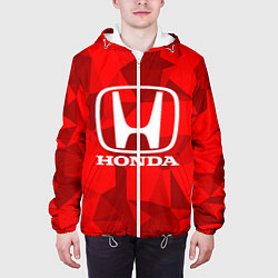 Куртка с капюшоном мужская HONDA, цвет: 3D-белый — фото 2