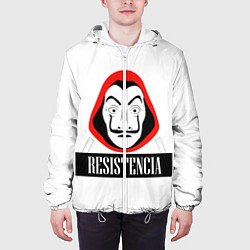 Куртка с капюшоном мужская Resistenicia, цвет: 3D-белый — фото 2