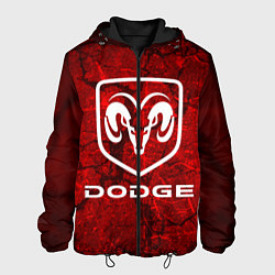 Куртка с капюшоном мужская DODGE, цвет: 3D-черный