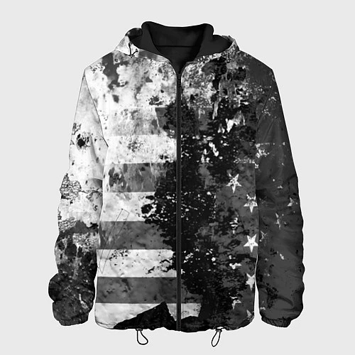 Мужская куртка США / 3D-Черный – фото 1