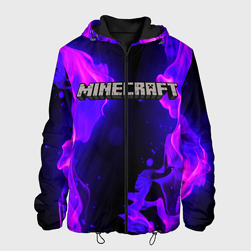 Мужская куртка MINECRAFT / 3D-Черный – фото 1