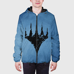 Куртка с капюшоном мужская Magic the gathering, цвет: 3D-черный — фото 2