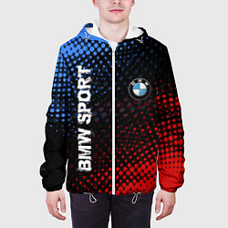 Куртка с капюшоном мужская BMW SPORT, цвет: 3D-белый — фото 2