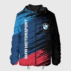 Куртка с капюшоном мужская BMW MOTORSPORT, цвет: 3D-черный
