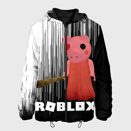 Мужская куртка Roblox Piggy / 3D-Черный – фото 1