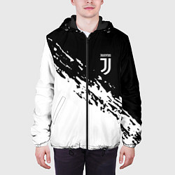 Куртка с капюшоном мужская JUVENTUS, цвет: 3D-черный — фото 2