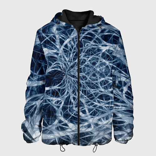 Мужская куртка Нервная система / 3D-Черный – фото 1