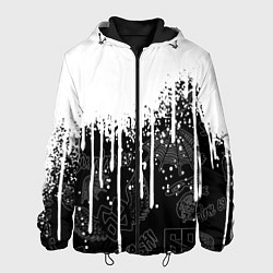 Куртка с капюшоном мужская 6ix9ine, цвет: 3D-черный