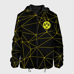 Куртка с капюшоном мужская BORUSSIA, цвет: 3D-черный