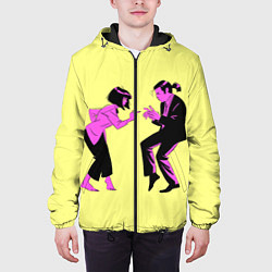 Куртка с капюшоном мужская Криминальное чтиво, цвет: 3D-черный — фото 2