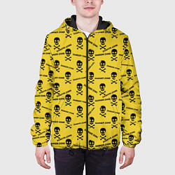 Куртка с капюшоном мужская Опасная Зона, цвет: 3D-черный — фото 2