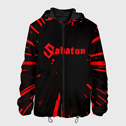 Куртка с капюшоном мужская Sabaton, цвет: 3D-черный