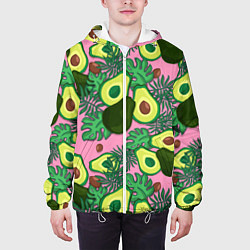 Куртка с капюшоном мужская Avocado, цвет: 3D-белый — фото 2