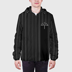 Куртка с капюшоном мужская The umbrella academy Z, цвет: 3D-черный — фото 2